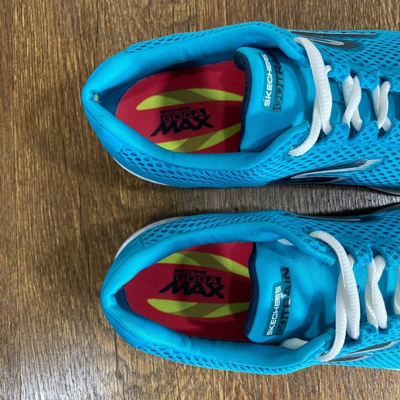 Skechers Go Train Lace Up Sneaker Women’s Size 8.5 Turquoise - Picture 7 of 12